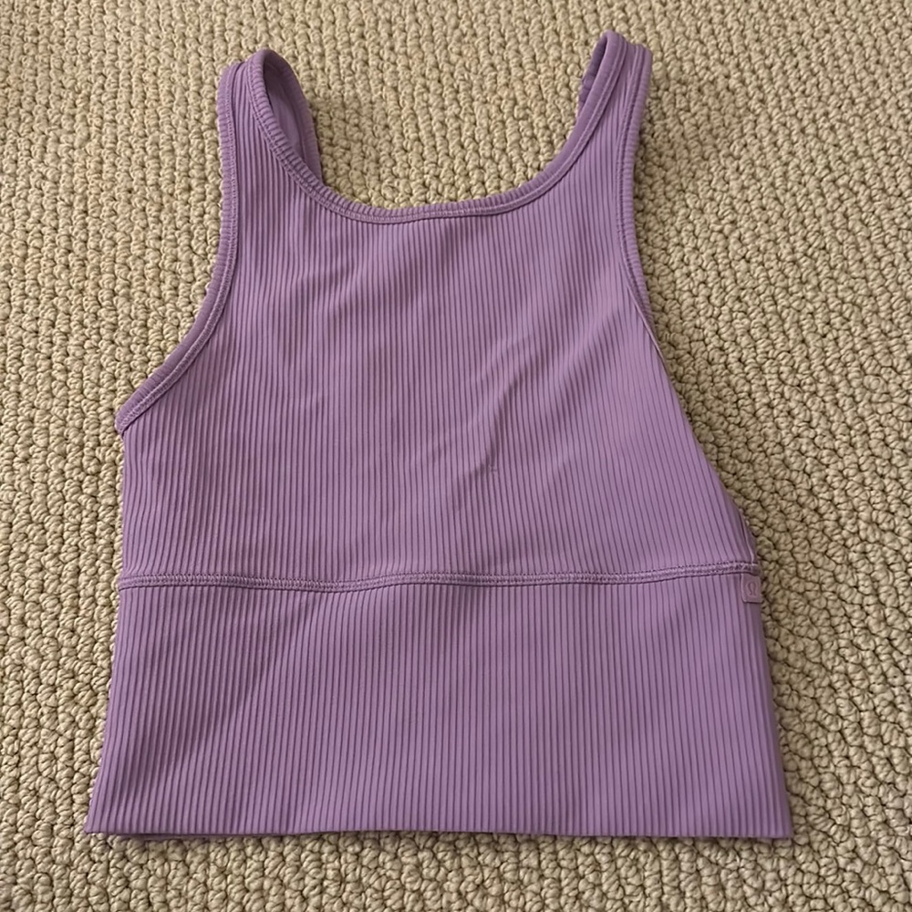 Lululemon cropped tank top